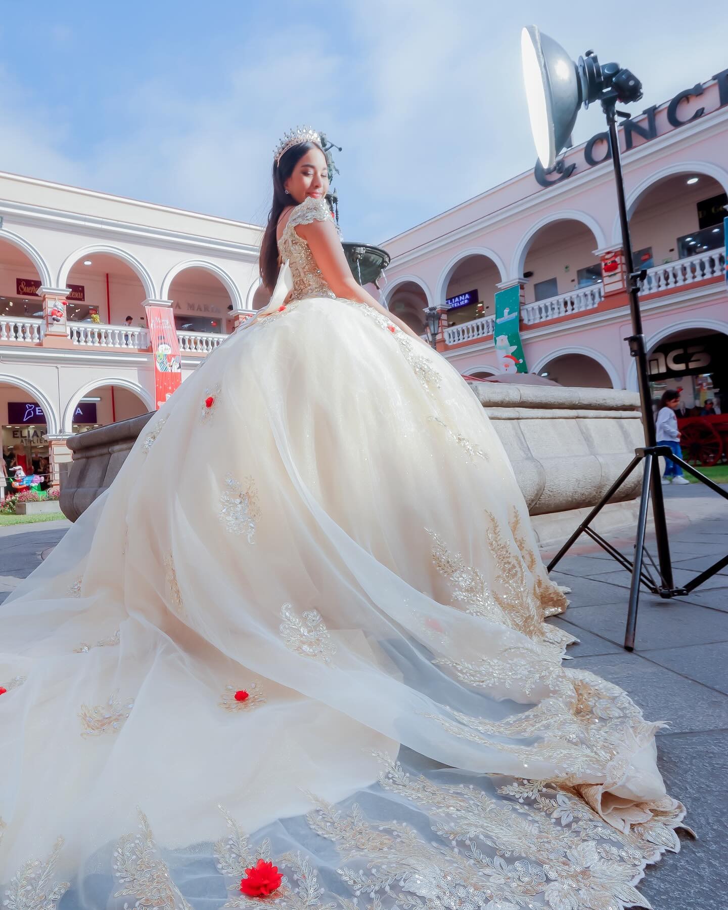 Valentina Carmona realizó una sesión fotográfica por sus 15 años/Foto: Instagram