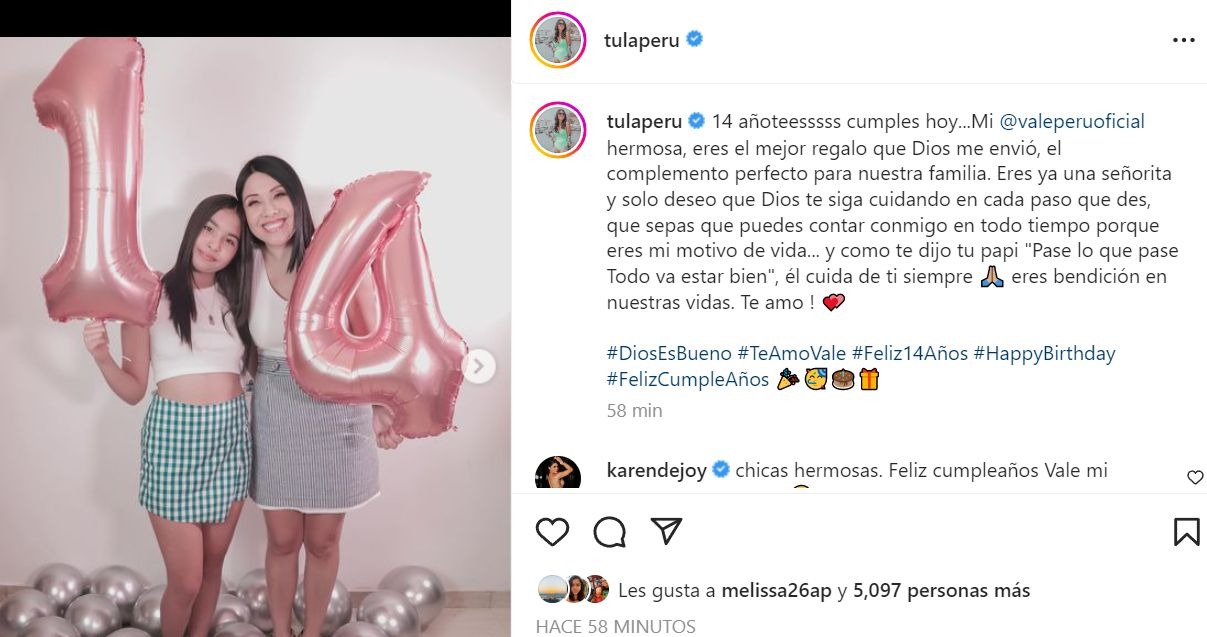 Tula Rodríguez y el curioso momento que vivió con Javier Carmona a pocas horas del cumpleaños de su hija 