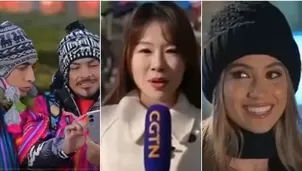 Equipo de Al fondo hay sitio viajó hace unos días a China. Foto y video: Canal N