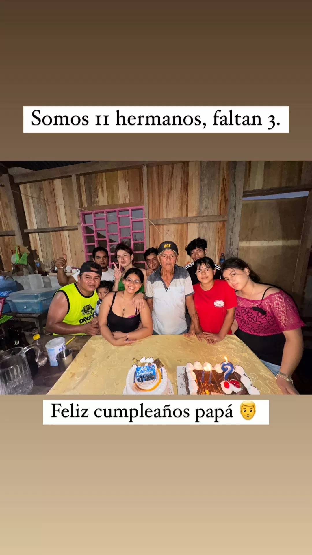 'La Uchulú' con toda su familia / Instagram