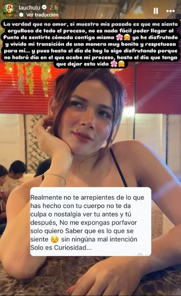 La respuesta de 'La Uchulú' por su operación / Instagram