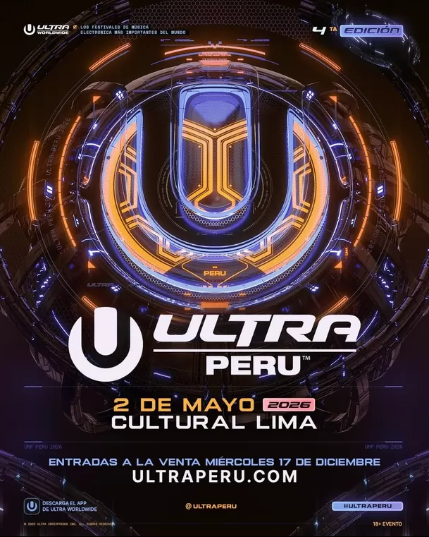 El ULTRA Perú se realizará el próximo 2 de mayo en el Centro Cultural Lima / Instagram