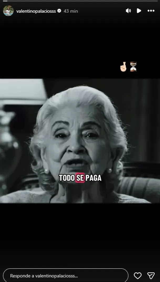 Valentino manda indirecta tras denuncia por agresión/ Captura Instagram