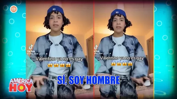 Valentino Palacios anunció que ya no será parte de la comunidad LGBTQI+ / Captura