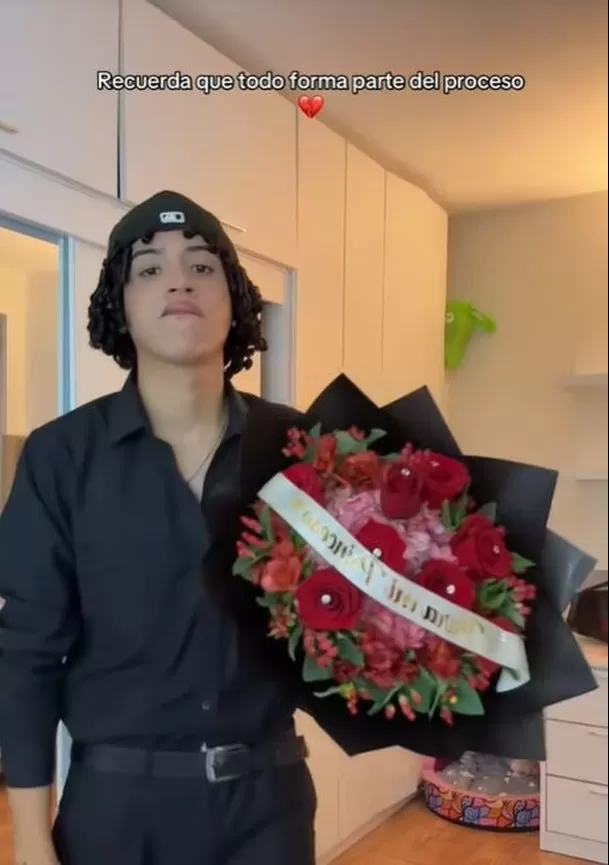 Valentino Palacios lució así en su primera cita con una chica / TikTok