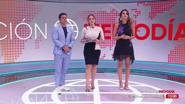 Un sismo de 6.1 en escala de Richter sorprendió a los conductores de América Noticias Edición Mediodía este martes 19 de mayo / Captura Un sismo de 6.1 en escala de Richter sorprendió a los conductores de América Noticias Edición Mediodía este martes 19 de mayo / Captura