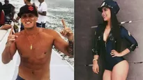 Valeria Roggero alborotó Instagram con sensual disfraz de policía (Fotos: IG Valeria Roggero / Krayg Peña)