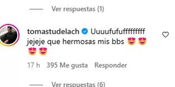 Tomás Tudela expresó su amor por Valery Revello y por la bebé que esperan / Instagram