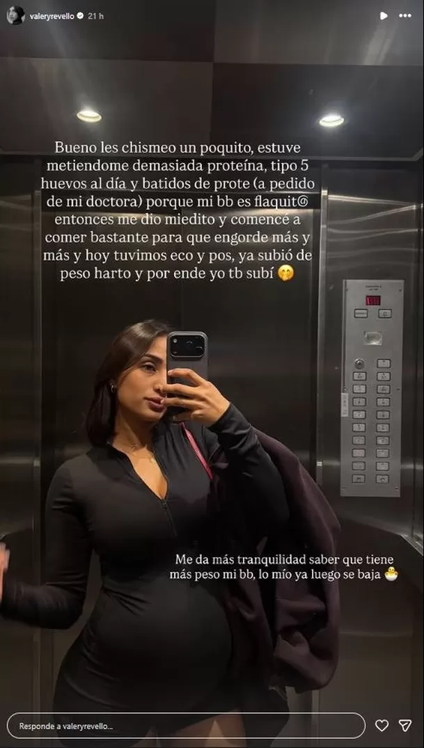 Valery Revello emocionada con nueva ecografía de su bebé / IG: valeryrevello
