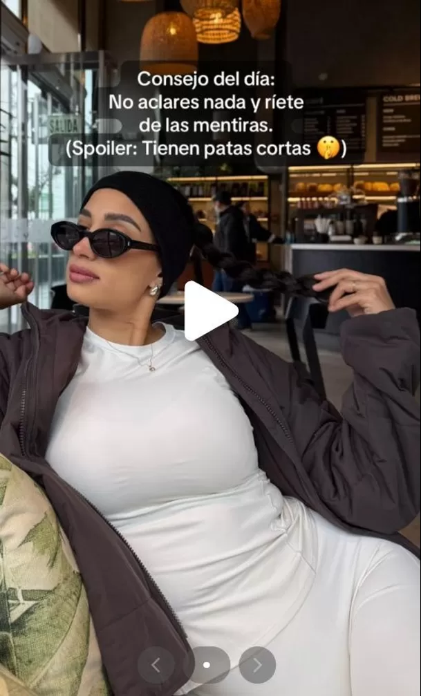Valery Revello sacudió TikTok con letales mensajes sobre la lealtad y las mentiras. Foto: TikTok