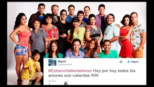 La nueva telenovela de Am&eacute;rica Televisi&oacute;n, &#039;Valiente Amor&#039;, es tendencia en Twitter. Foto: composici&oacute;n