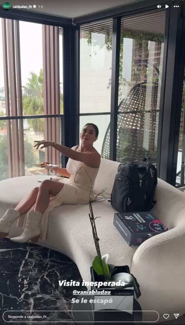 Said Palao expuso a Vania Bludau al llamarlo “cuñado. Fuente: Instagram