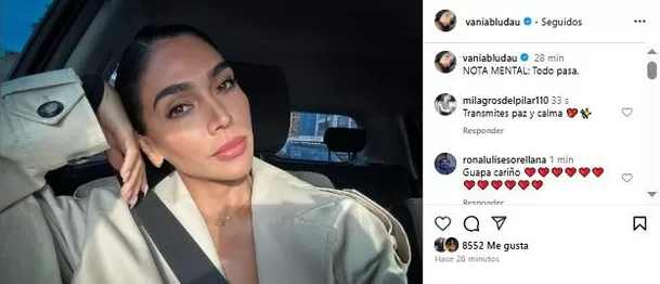 Vania Bludau sorprendió con inesperado mensaje tras video Mario y Alejandra. Fuente: Instagram Vania Bludau sorprendió con inesperado mensaje tras video Mario y Alejandra. Fuente: Instagram