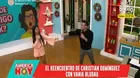 Vania Bludau se reencontró con Christian Domínguez y así reaccionó el cantante 