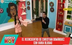 Vania Bludau se reencontró con Christian Domínguez y así reaccionó el cantante  - Noticias de christian-dominguez
