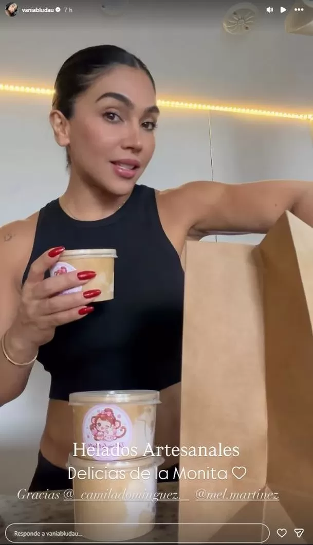 Vania Bludau sorprende al apoyar emprendimiento de helados artesanales de Camila Domínguez y Melanie Martínez / Instagram