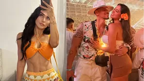 Vania Bludau y Melissa Paredes fueron captadas en la ‘casita’ durante el concierto de Bad Bunny en Lima. Video: Instagram