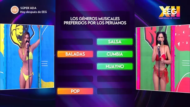 Vania Torres se enfrentó a Michelle Soifer en EEG. Fuente: AméricaTV