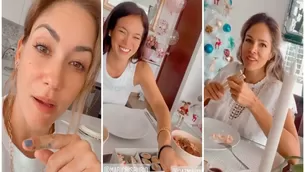 Tilsa Lozano y Maricris Rubio visitaron a Jazmín Pinedo por el cumpleaños de su hija