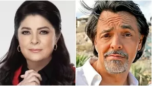 Victoria Ruffo negó que Eugenio Derbez le haya dado el pésame por la muerte de su madre. Fuente: AFP