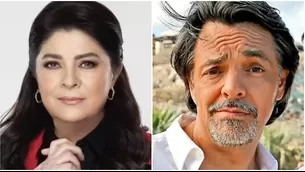 Victoria Ruffo negó que Eugenio Derbez le haya dado el pésame por la muerte de su madre. Fuente: AFP