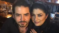 Victoria Ruffo se mostró contenta al dar a conocer la noticia. Foto: El Universal 