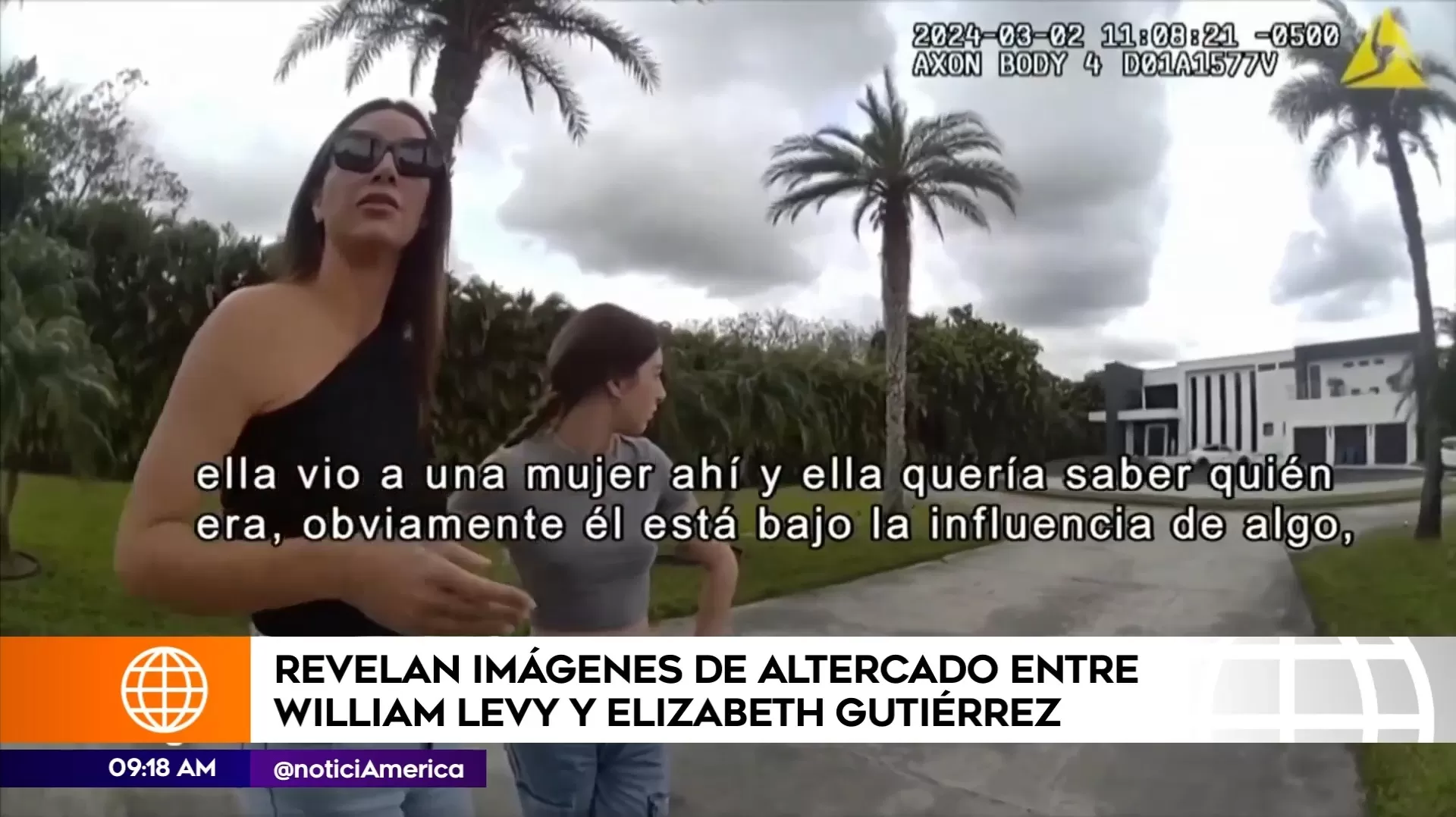 Elizabeth Gutiérrez aseguró que William Levy estaba bajo la influencia de algo 