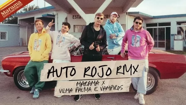 Marama lanzó el remix de 'Auto Rojo' junto al vocalista de Vilma Palma e Vampiros/Foto: Difusión