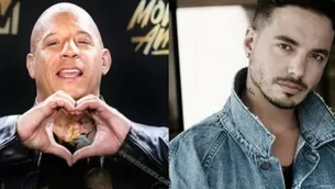 Vin Diesel se declara fanático de J Balvin con este video