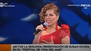 Susan Ochoa volvió a cautivar en su segunda presentación en Viña del Mar 2019