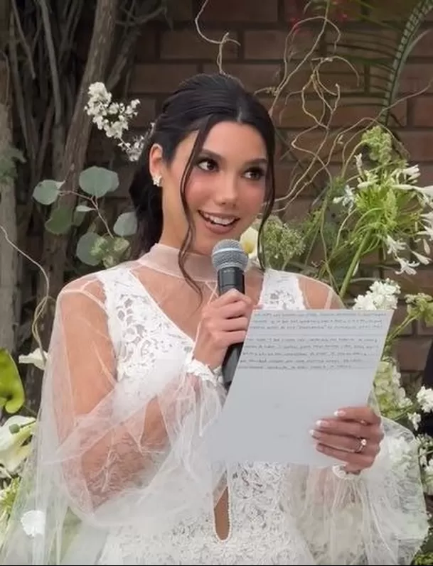 Los votos matrimoniales de Mafer Neyra / IG: @taliaechecopar