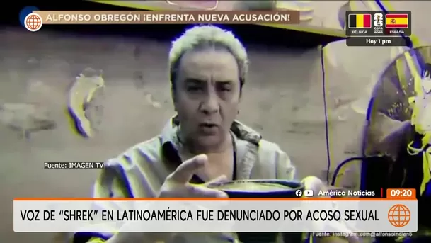Alfonso Obregón, la voz de ‘Shrek’ en Latinoamérica, es denunciado por acoso sexual / América Espectáculos Alfonso Obregón, la voz de ‘Shrek’ en Latinoamérica, es denunciado por acoso sexual / América Espectáculos