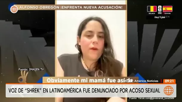 Alfonso Obregón fue acusado por la actriz de doblaje Brenda Rivero / Imagen TV Alfonso Obregón fue acusado por la actriz de doblaje Brenda Rivero / Imagen TV
