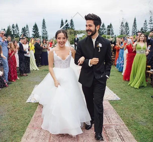 Camilo y Evaluna se casaron en febrero de 2020 justo antes de la pandemia del coronavirus. Fuente: Instagram