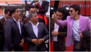Walter y Javier Yaipén quedaron fascinados con ropa que les vendió Jimmy. Fuente: AméricaTV
