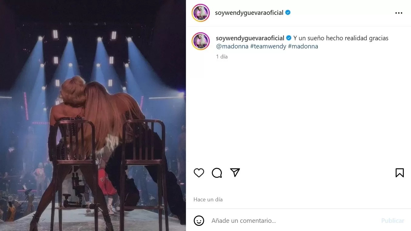 Mensaje de Wendy Guevara en Instagram/Foto: Instagram