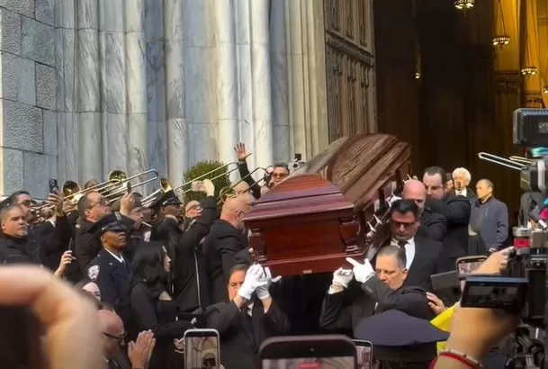 La despedida a Willie Colón en la Catedral de San Patricia en Manhattan / Captura