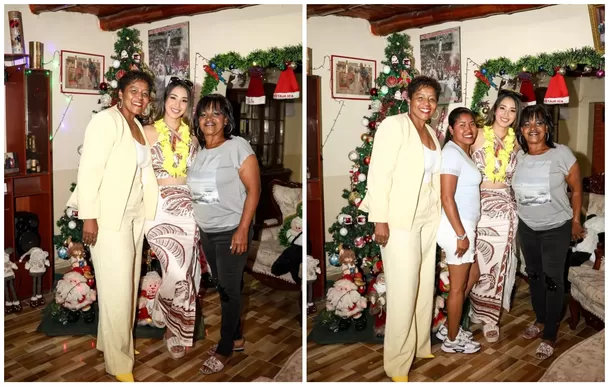 Xiomy Kanashiro recibió el Año Nuevo con la mamá de Jefferson Farfán y toda su familia / Instagram