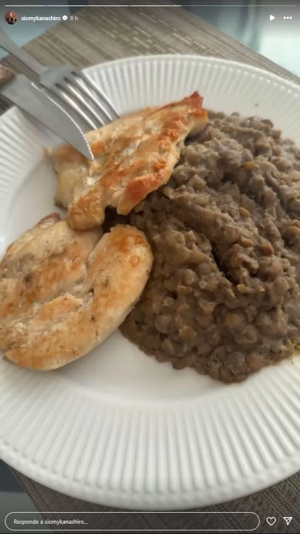 Esto publicó Xiomy Kanashiro tras denuncia de Darinka Ramírez contra Jefferson Farfán. Fuente: Instagram