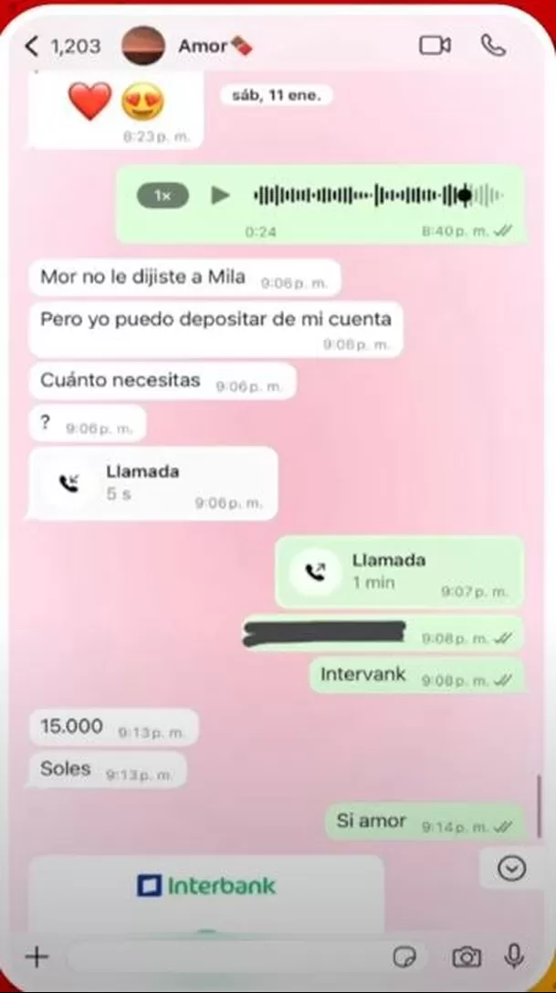 Chat entre Jefferson Farfán y Xiomy Kanashiro. Fuente: Podcast '¿Ahora qué?' Chat entre Jefferson Farfán y Xiomy Kanashiro. Fuente: Podcast '¿Ahora qué?'
