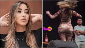 Xiomy Kanashiro se defendió de críticas por celulitis en piernas. Fuente: TikTok/TusTardes