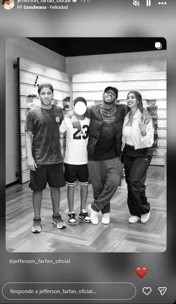 Jefferson Farfán compartió imágenes de un encuentro familiar que no pasó desapercibido. Foto: Instagram