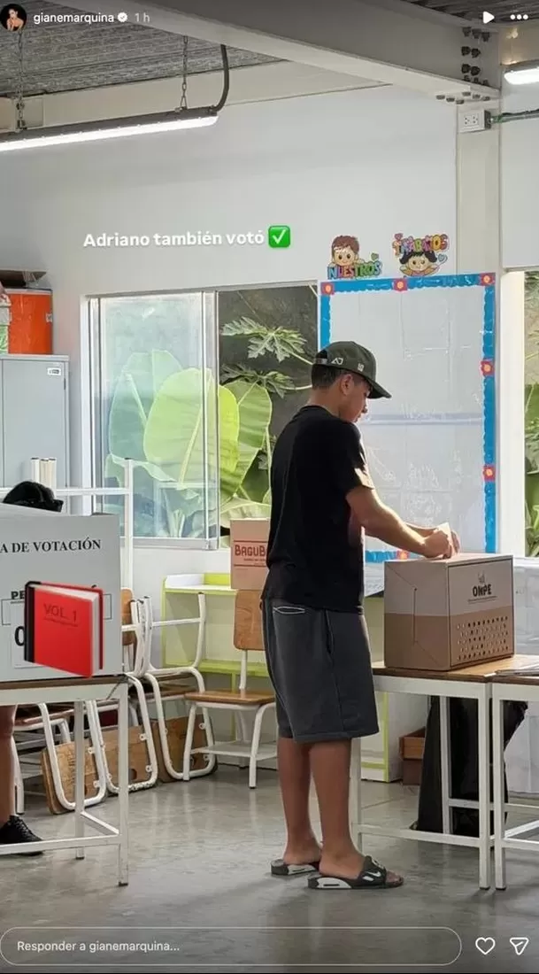 Adriano Farfán Klug participó por primera vez en un proceso electoral. Foto: Instagram