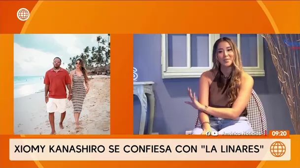 Xiomy Kanashiro sorprendió al revelar que ya conversó con Jefferson Farfán sobre la posibilidad de tener hijos juntos en el futuro. Foto: América TV Xiomy Kanashiro sorprendió al revelar que ya conversó con Jefferson Farfán sobre la posibilidad de tener hijos juntos en el futuro. Foto: América TV
