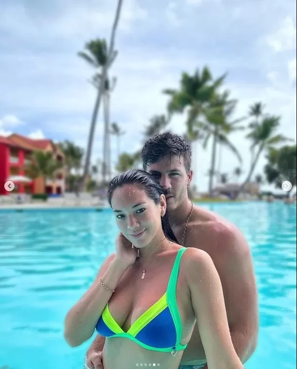 Jazmín PInedo y Pedro Araujo llevan juntos un año/Foto: Instagram