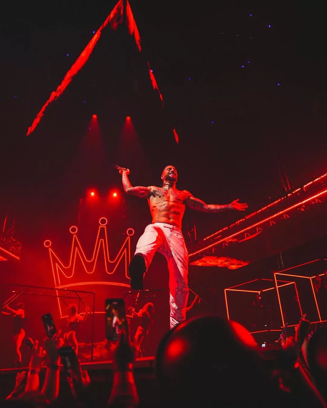 Maluma se presentó en el Climate Pledge Arena, en Seattle, Washington el pasado 3 de septiembre/ Foto: IG Maluma