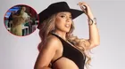 Yahaira Plasencia en besos con Luis Fernando por su cumpleaños