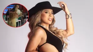  Yahaira Plasencia en besos y bailes con Luis Fernando por su cumpleaños / América Espectáculos /IG: @paulatentación