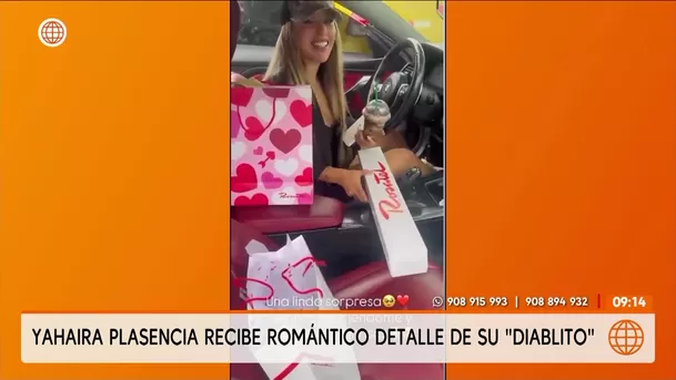 La sorpresa que Yahaira Plasencia encontró en su auto de parte de 'El Diablo' / Captura / IG: @yahairaplasencia