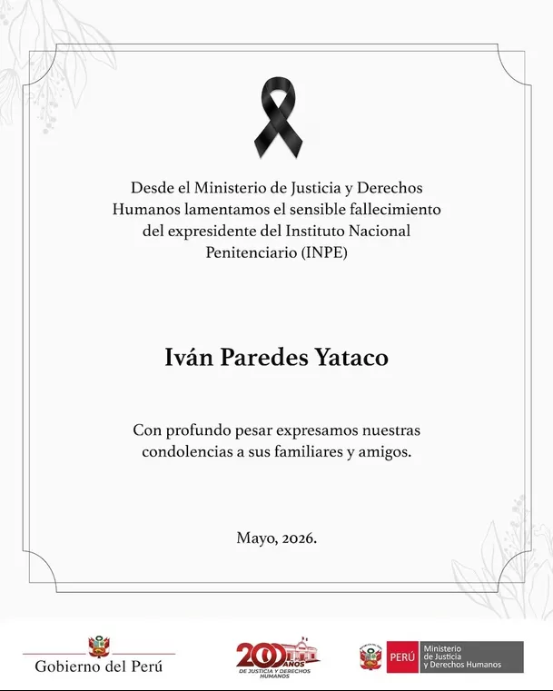 X/ Ministerio de Justicia y Derechos Humanos 
